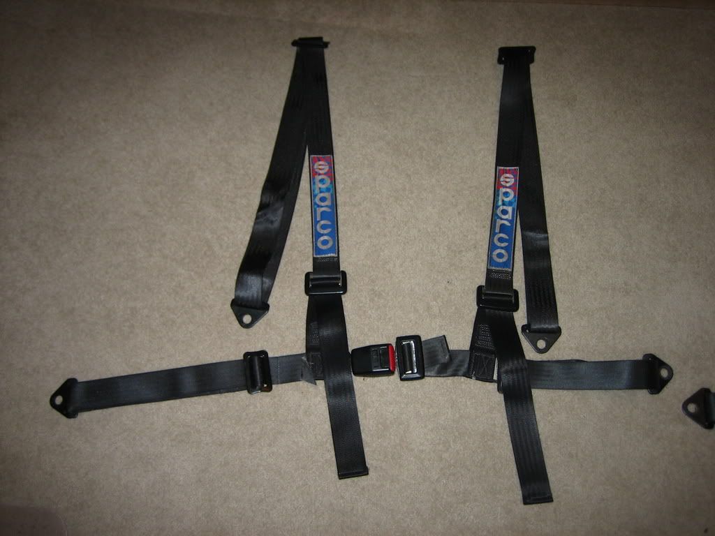 FS 4 point Sparco seat belts
